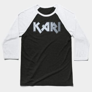 Heavy metal Kari Baseball T-Shirt